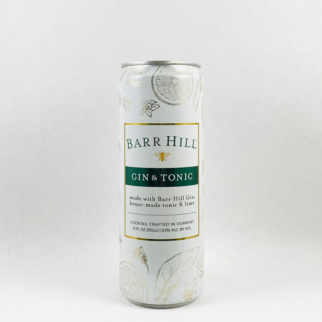 Barr Hill Gin & Tonic 355ml Can