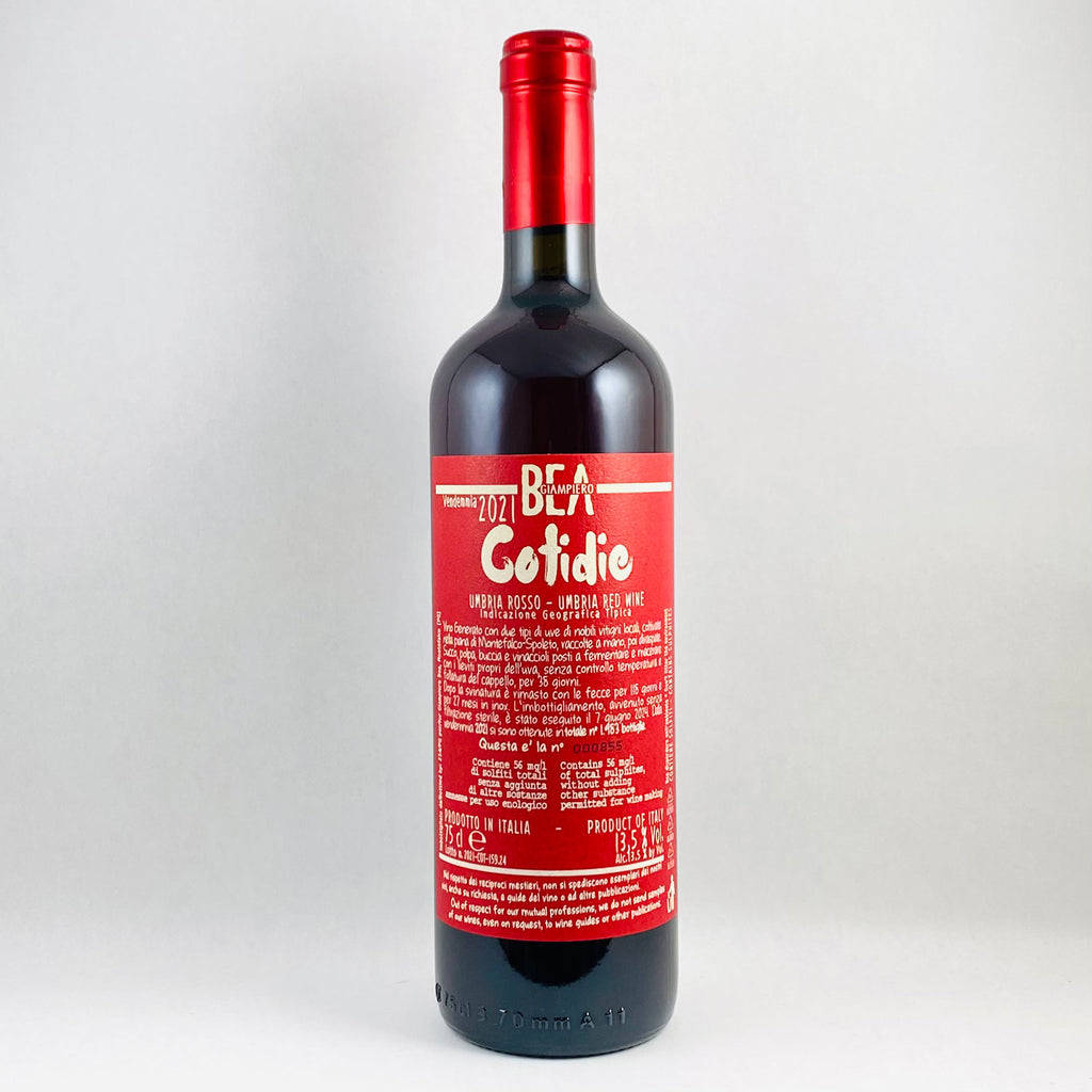 Paolo Bea Umbria Rosso "Cotidie" 2021