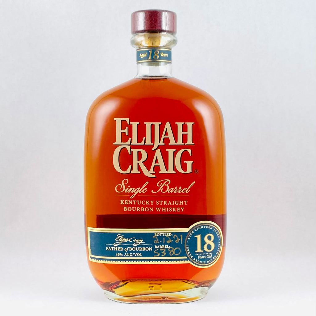 Elijah Craig Single Barrel Bourbon 18 Yr