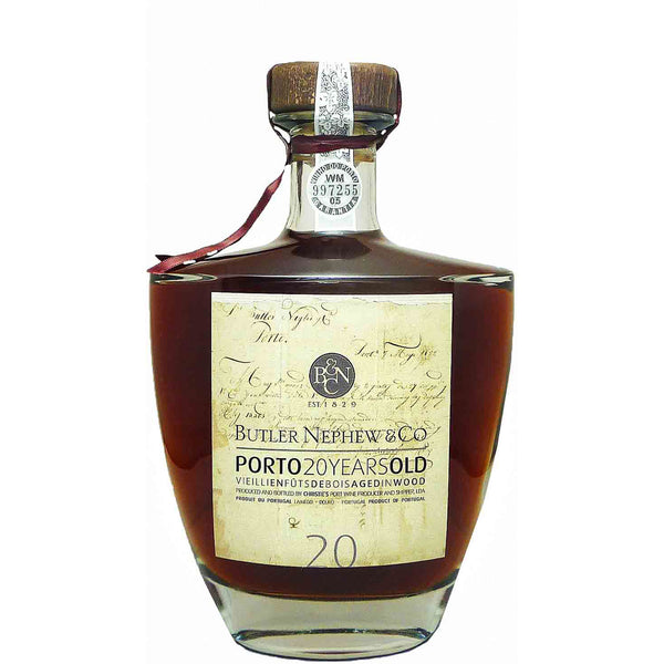 Butler Nephew 20 Year Tawny Decanter