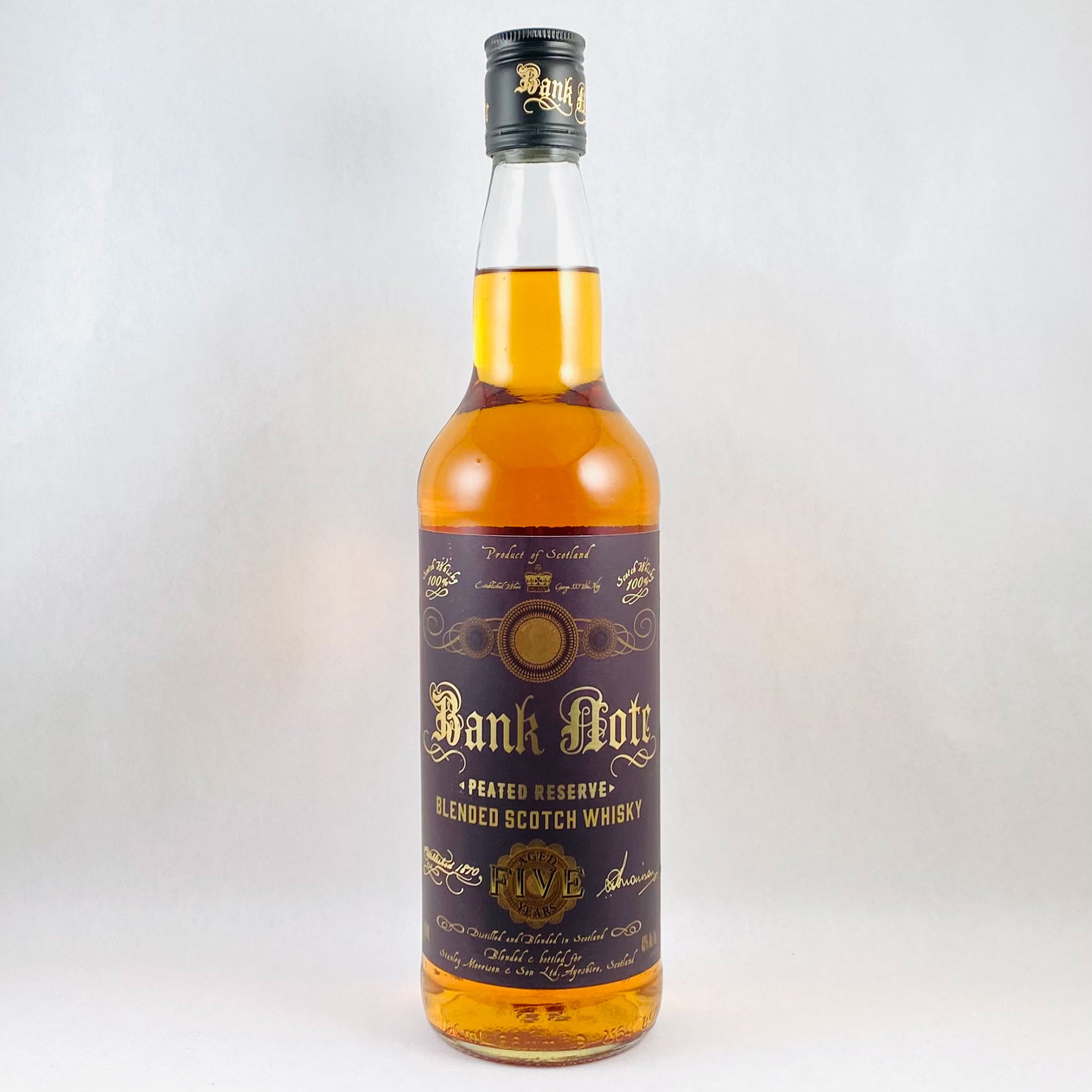 Bank Note Peated Blended Scotch Whisky– Slope Cellars