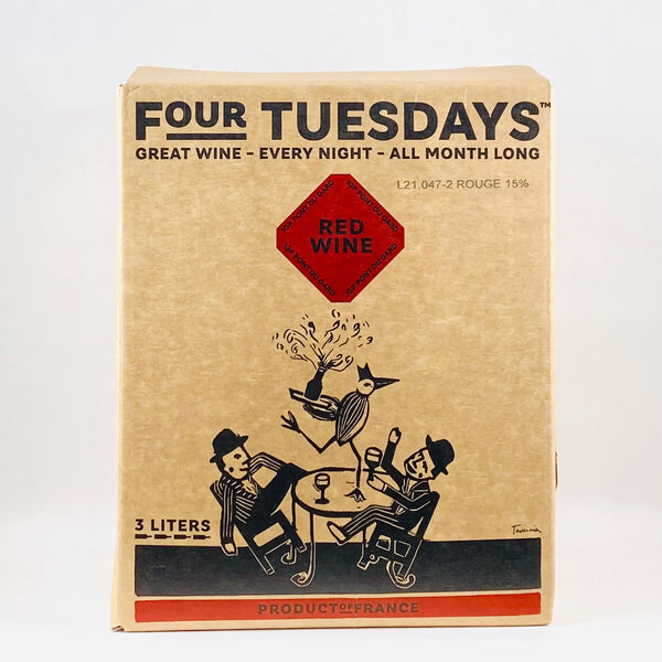 Four Tuesdays Pont du Gard Rouge 3L BIB