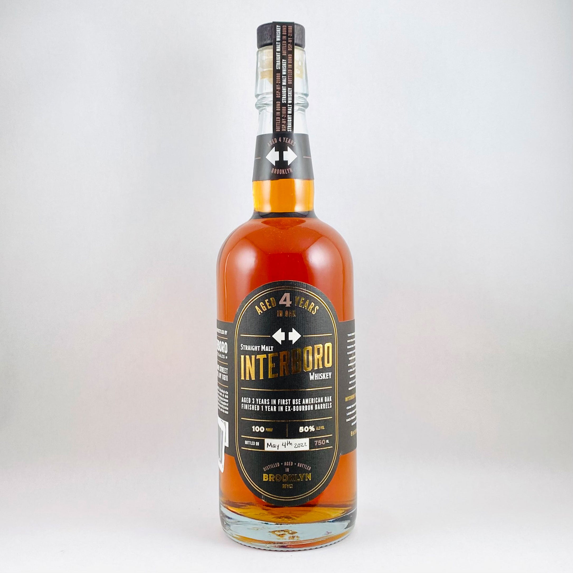 Interboro Straight Malt Whiskey– Slope Cellars