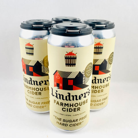 Lindner's Farmhouse Cider 12OZ Can 4PACK